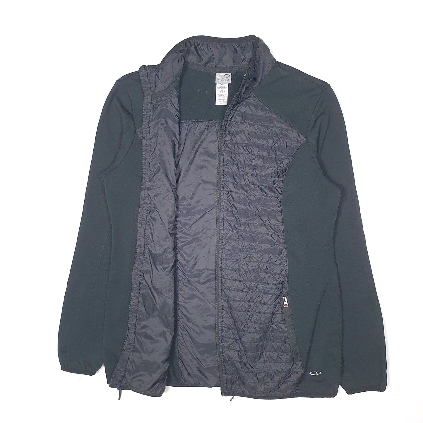 Womens Black Champion  Hoodie Coat