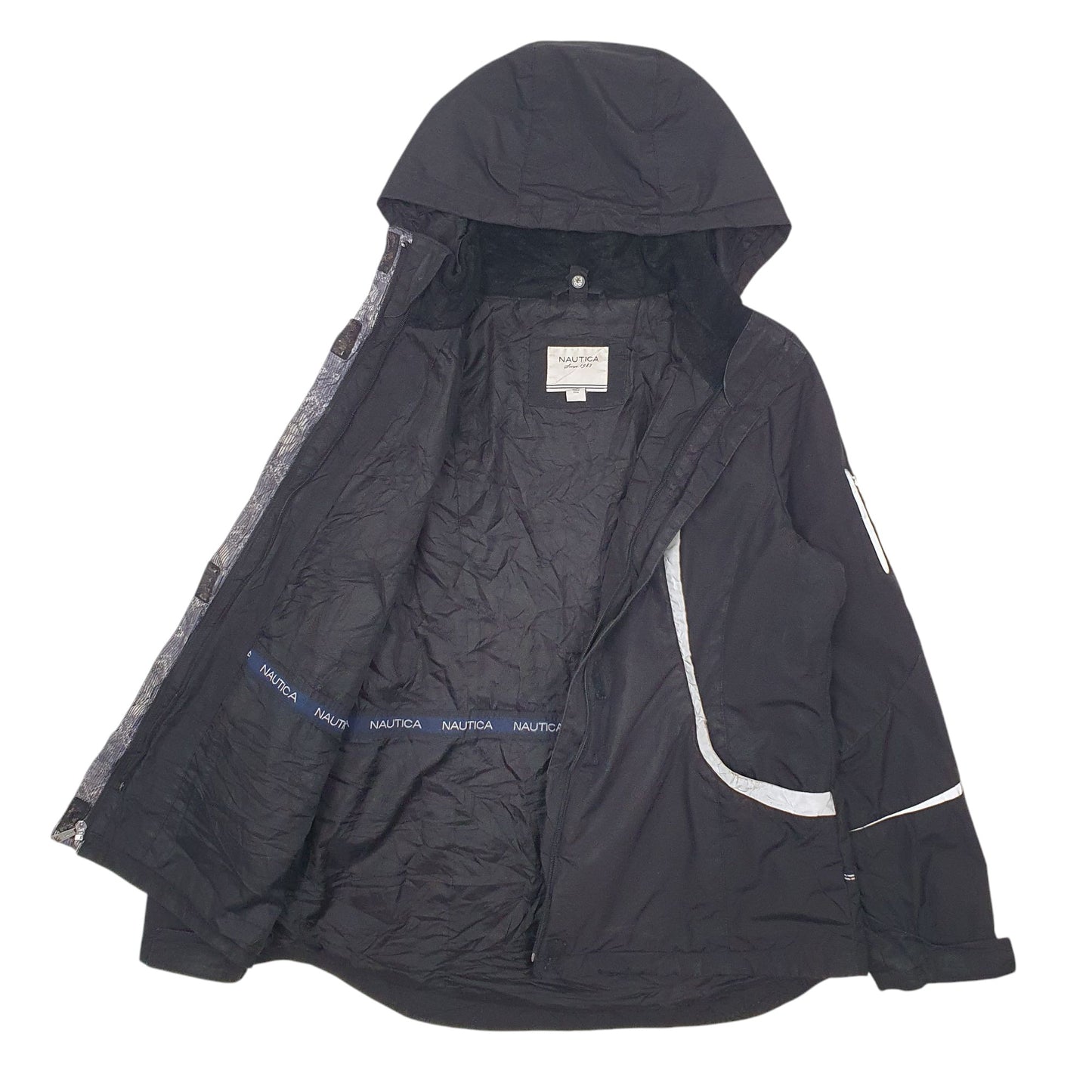 Womens Black Nautica   Coat