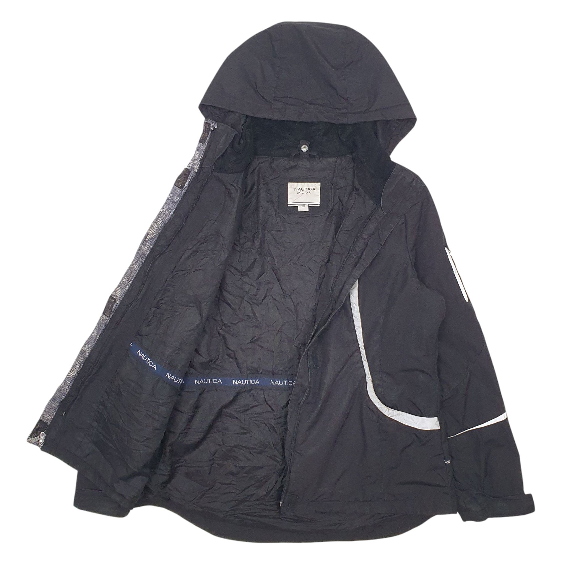 Womens Black Nautica   Coat