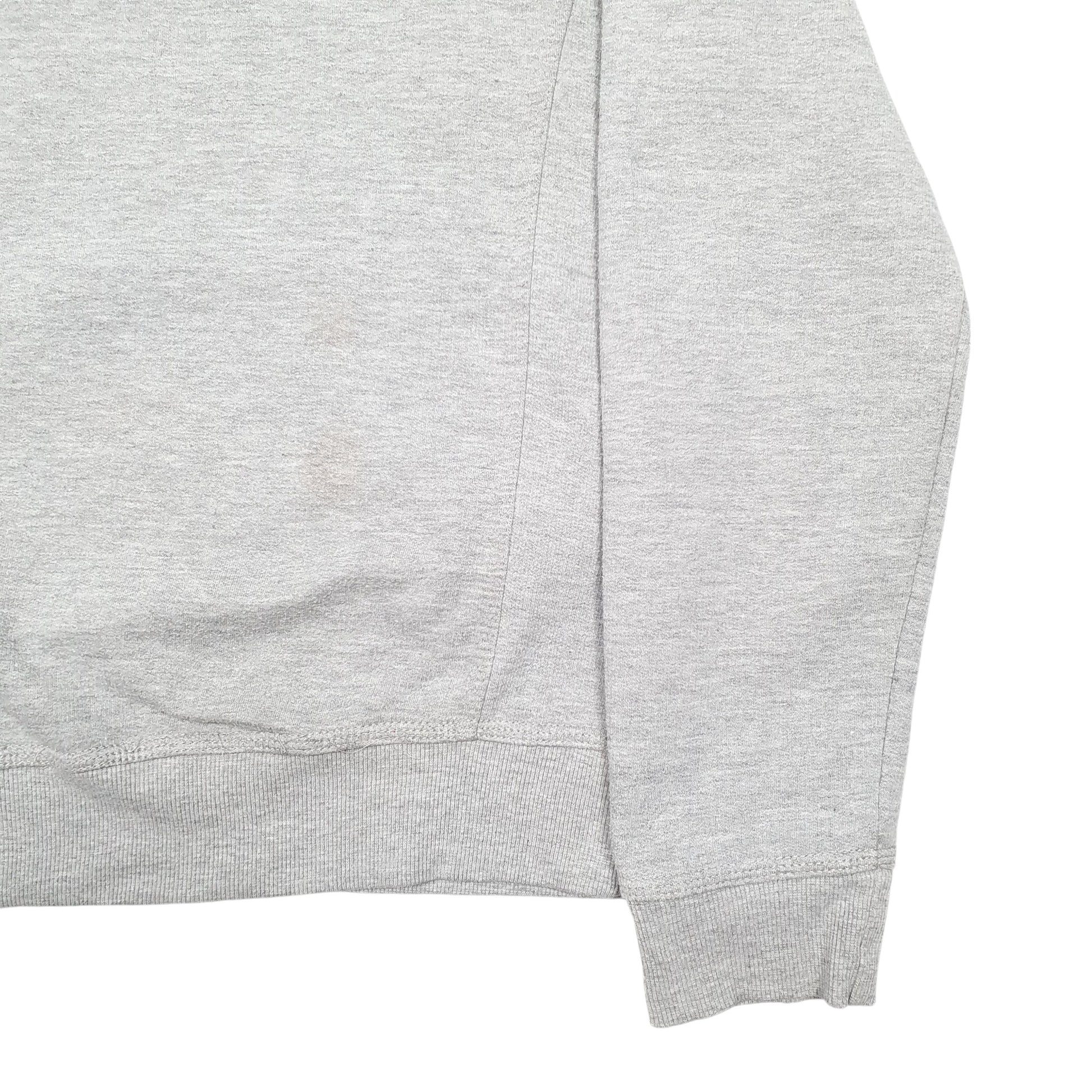 Mens Grey Champion Spellout Crewneck Jumper
