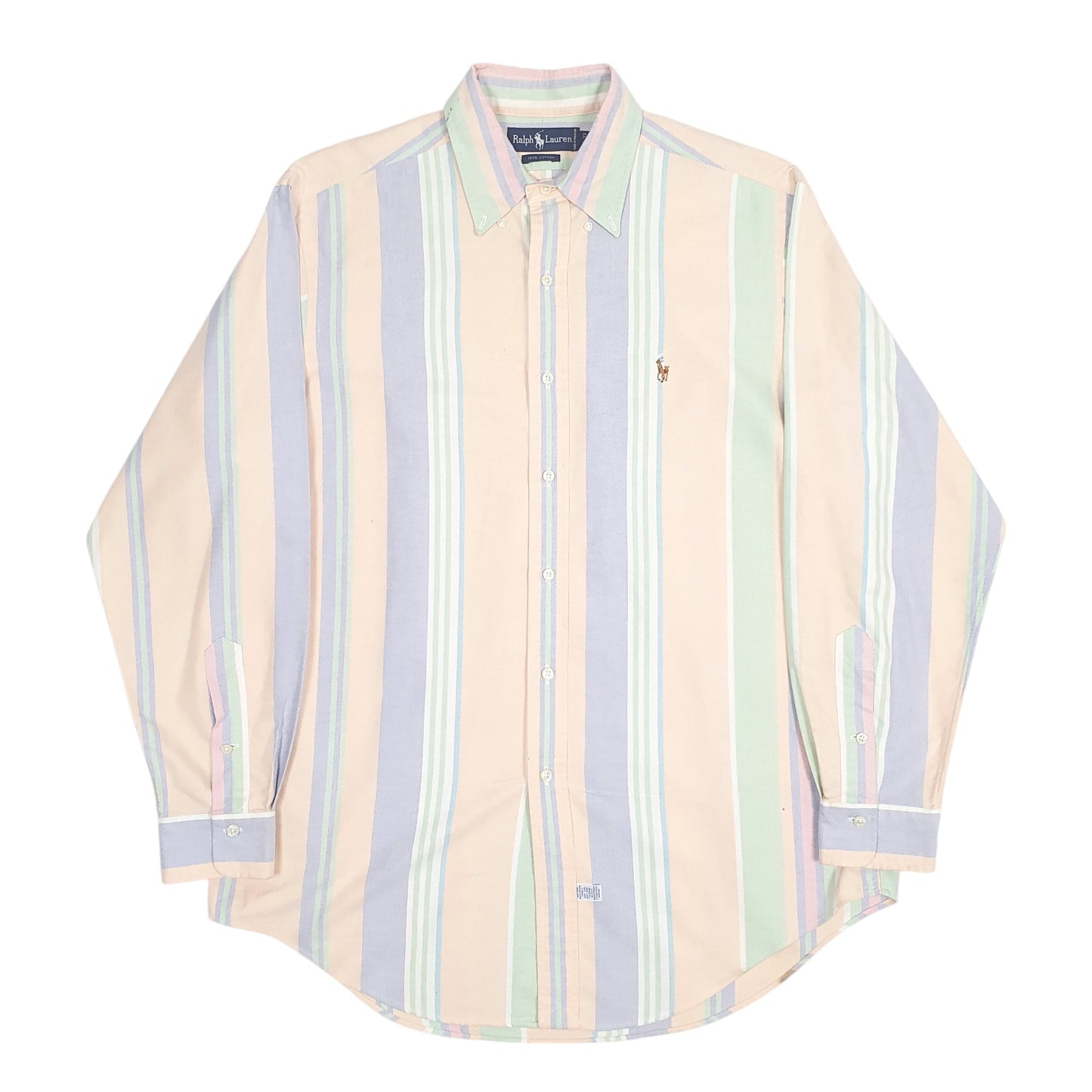 Mens Peach Ralph Lauren  Long Sleeve Shirt