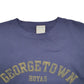 Mens Navy Free Style Georgetown Hoyas Made In USA Crewneck Jumper