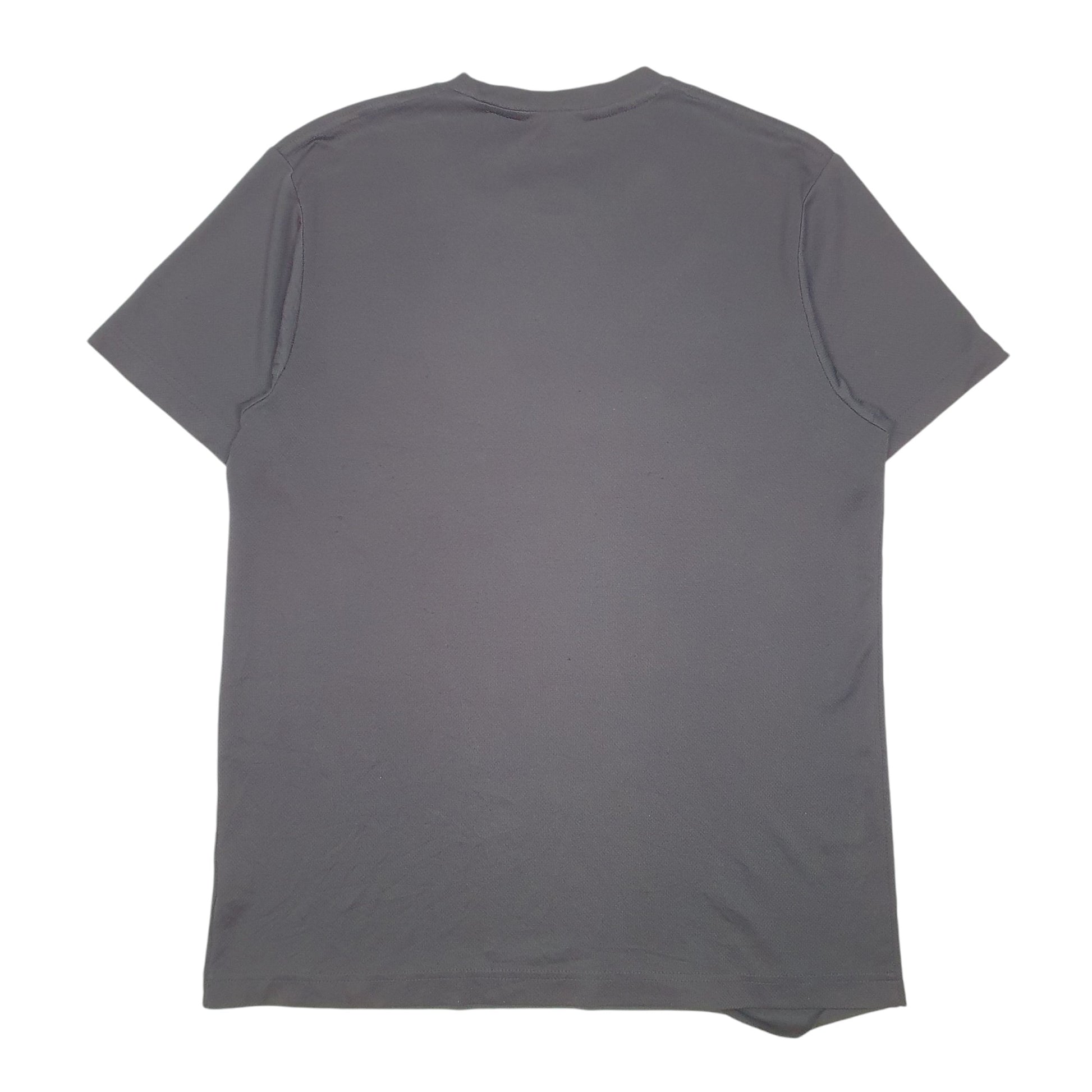 Mens Black Reebok Active Workout Gym Spellout Short Sleeve T Shirt