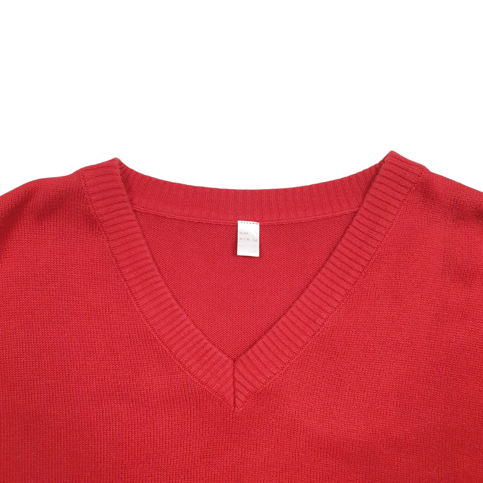 Mens Red Unbranded  Vest Jumper