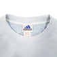 Mens Blue Adidas Vintage Raglan Crewneck Jumper