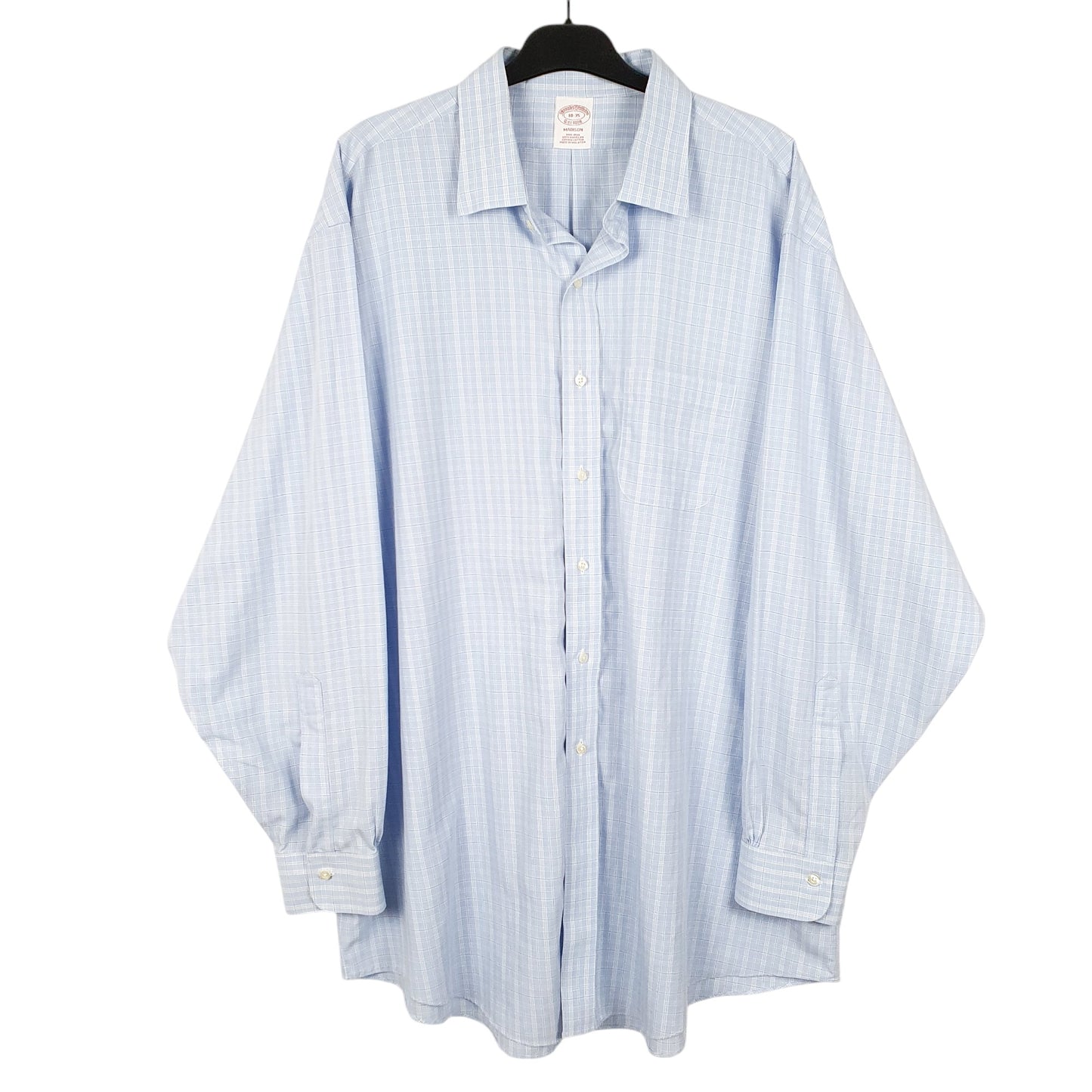 Mens Blue Brooks Brothers Madison Long Sleeve Shirt