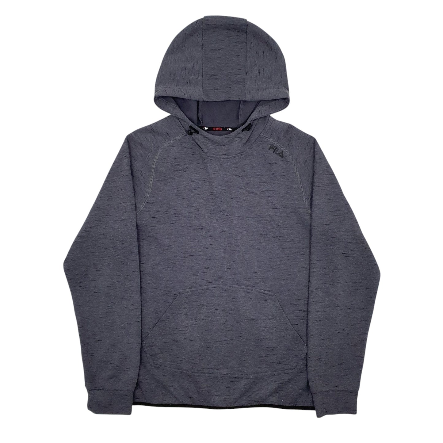 Mens Grey Fila  Hoodie Jumper