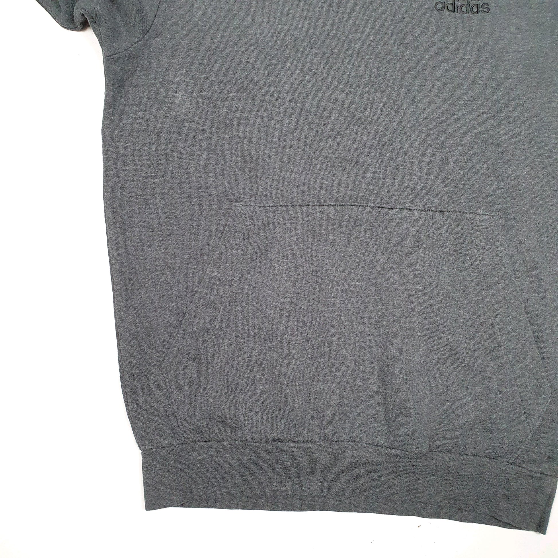Mens Grey Adidas  Hoodie Jumper
