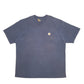 Mens Navy Carhartt  Short Sleeve T Shirt