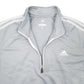 Mens Grey Adidas Golf Quarter Zip Jumper
