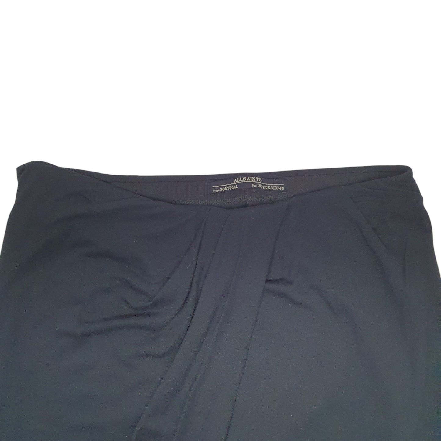 Womens Black Allsaints Stretch Fit Jogger Trousers