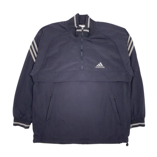 Mens Black Adidas Vintage 90s  Coat