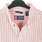 Mens Red Chaps Oxford Long Sleeve Shirt