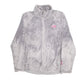 Womens Grey The North Face Fluffy Full Zip Jumper