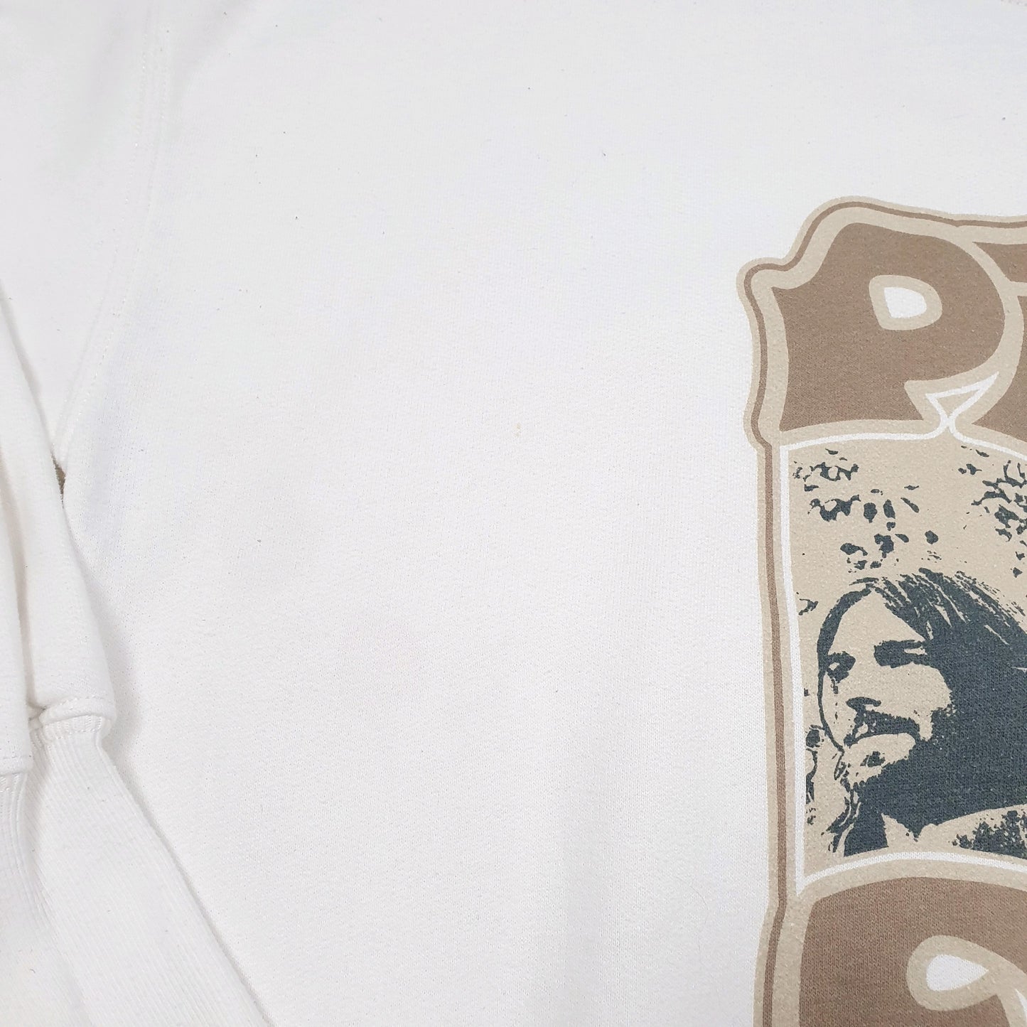 Womens White Abercrombie & Fitch Oversize Pink Floyd Dark Side Of The Moon Sweat Crewneck Jumper