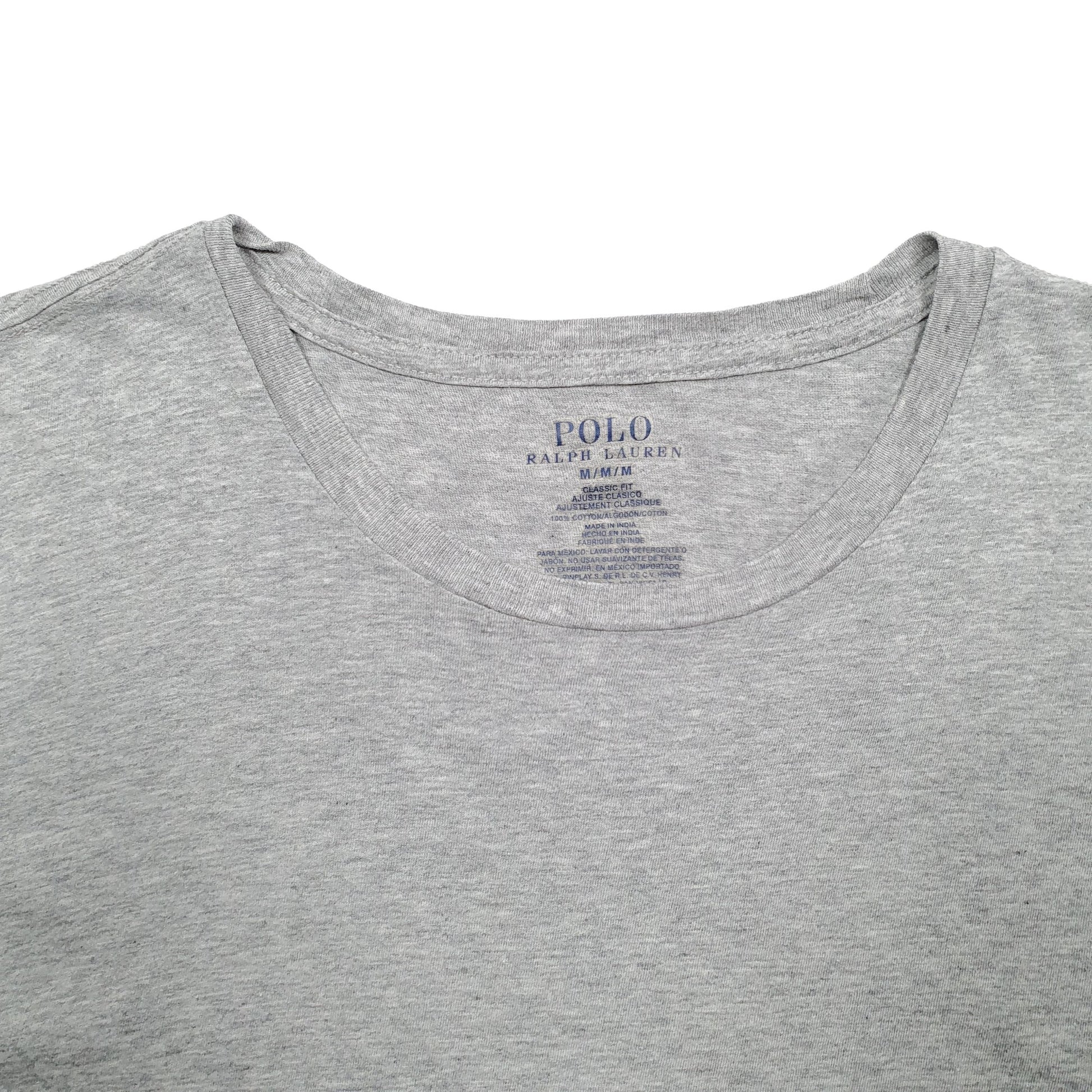 Mens Grey Polo Ralph Lauren  Short Sleeve T Shirt