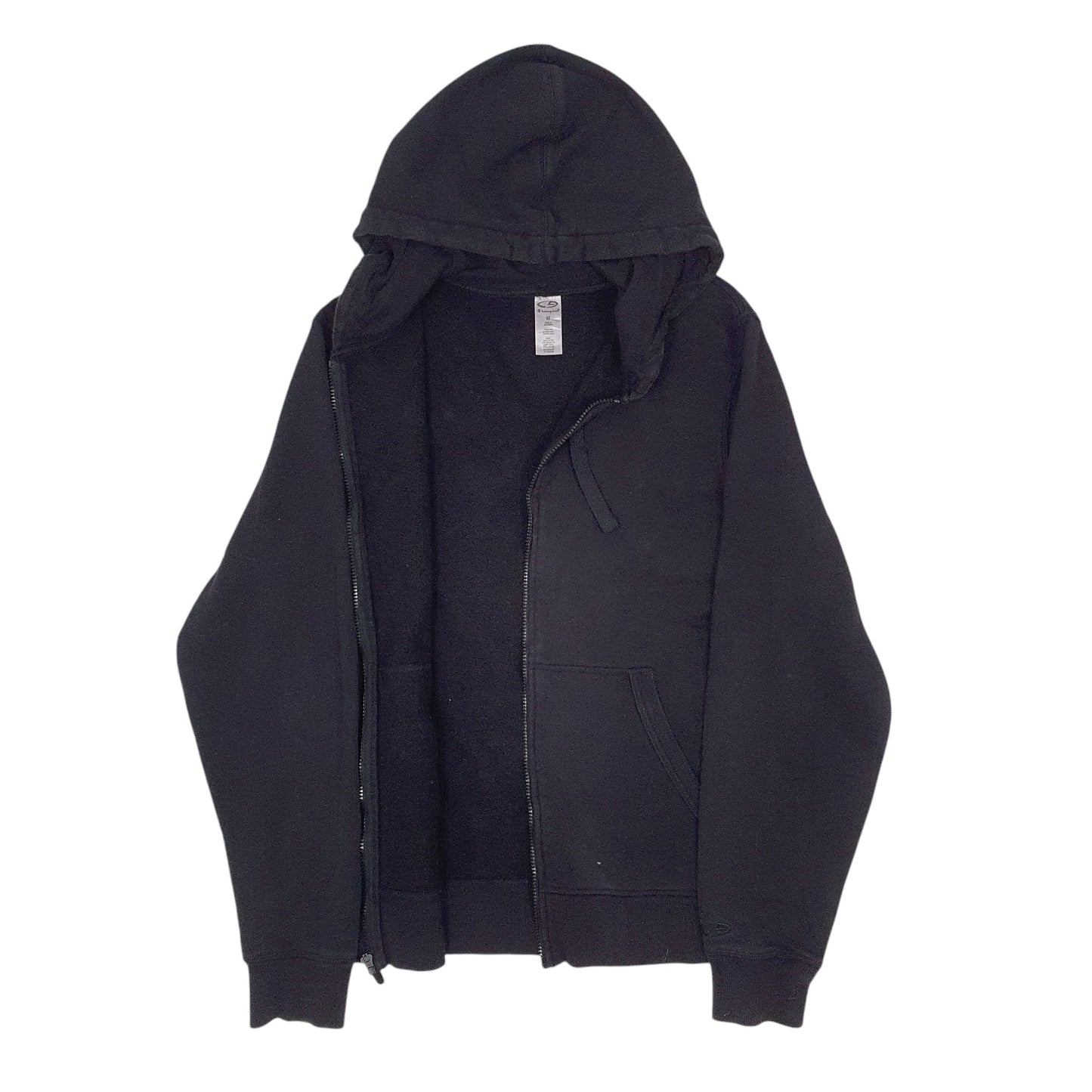 Mens Black Champion  Full Zip Jumper