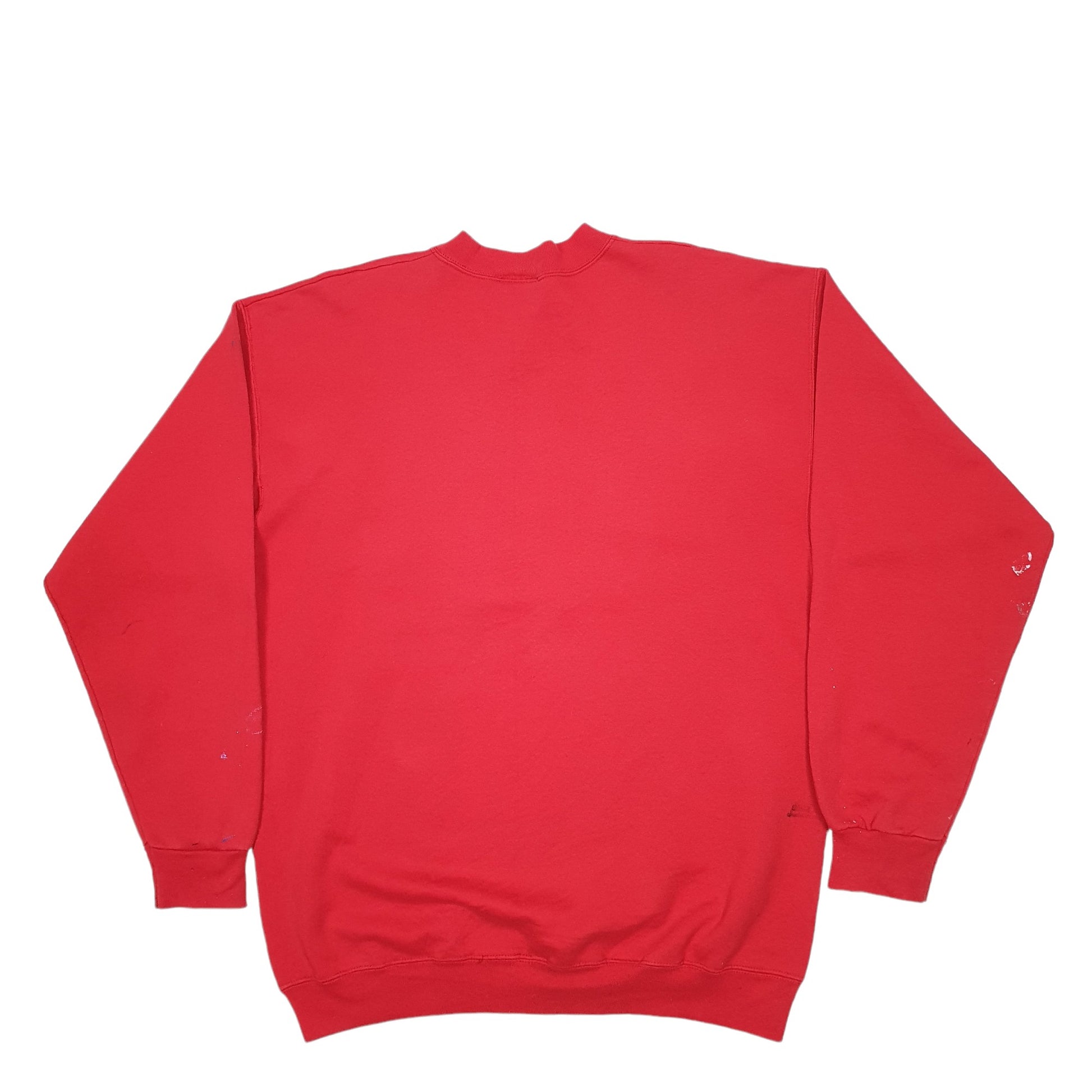 Mens Red Disney  Crewneck Jumper