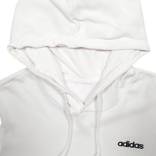 Mens White Adidas  Hoodie Jumper