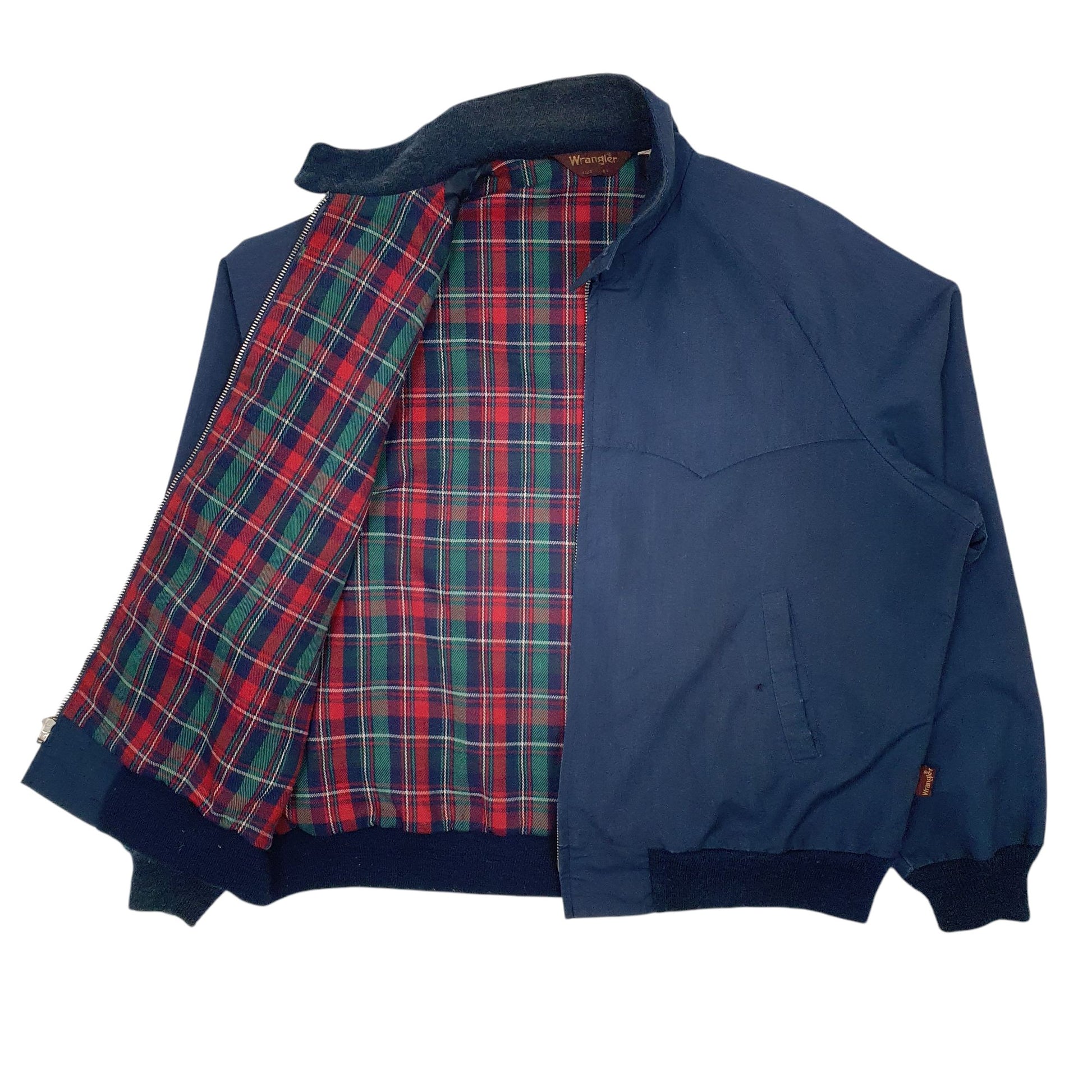 Mens Navy Wrangler Vintage 70s 80s Made In USA  Coat