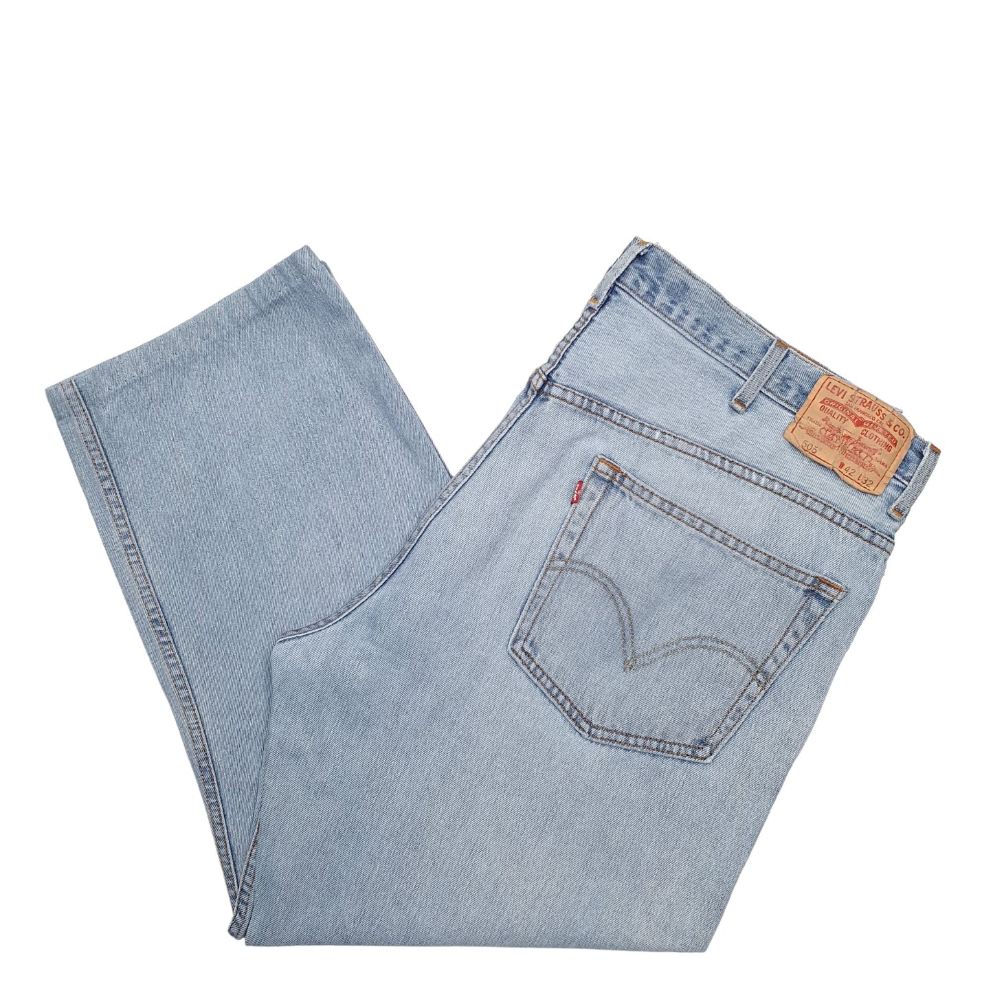Mens Blue Levis  505 JeansW42 L26