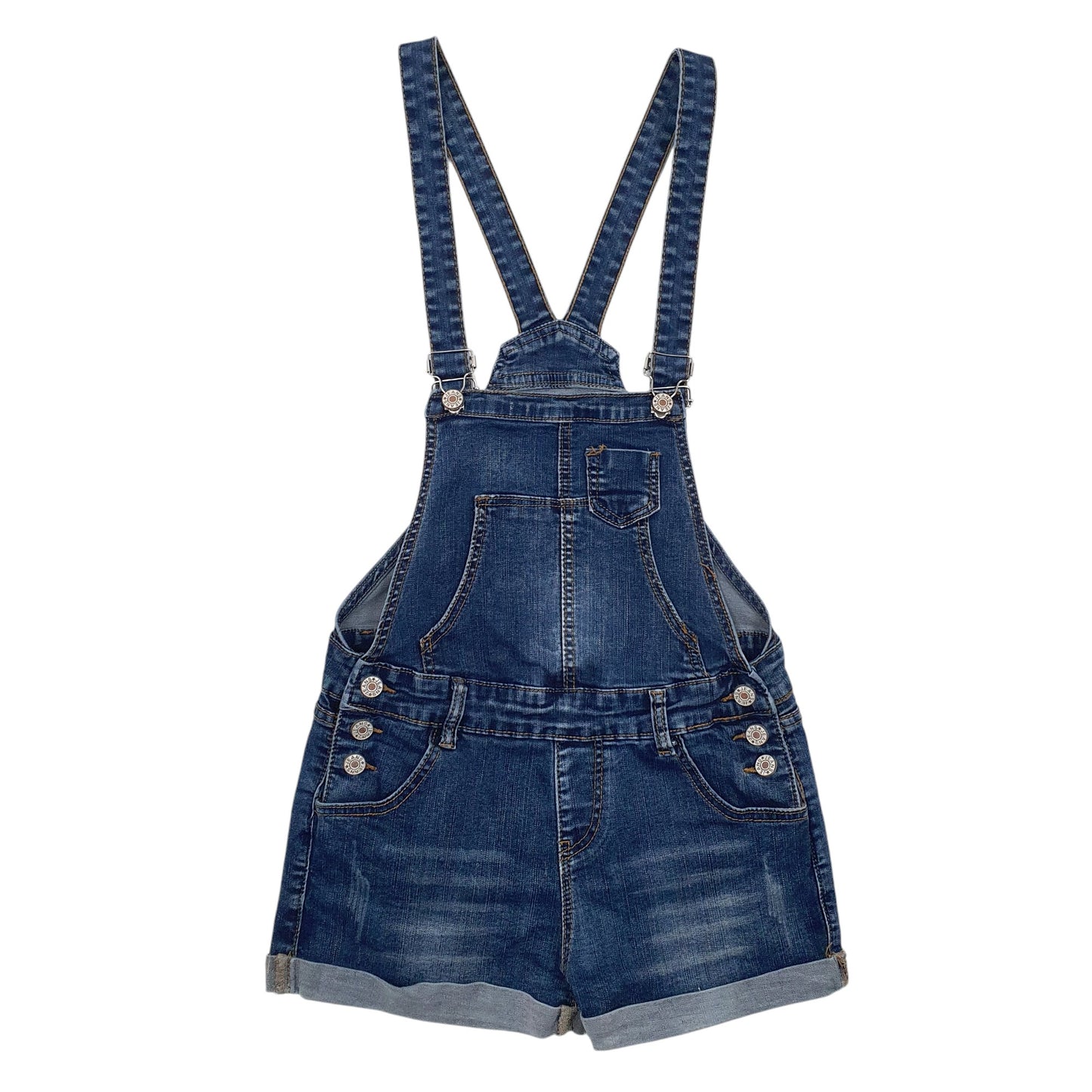 Womens Blue Unbranded  Dungaree Trousers