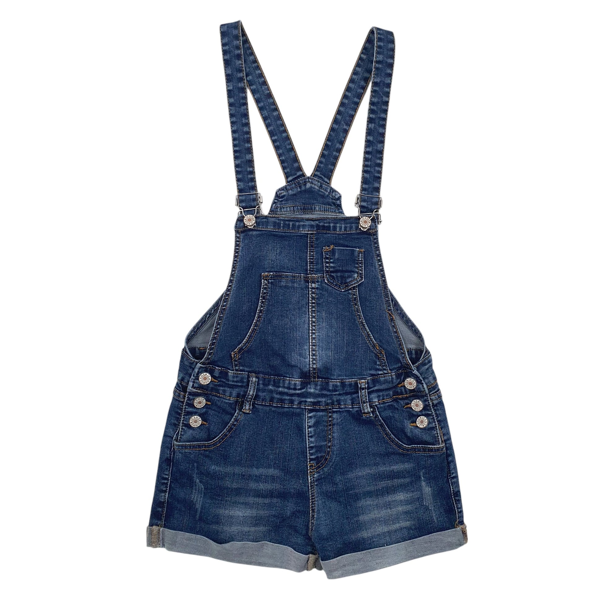 Womens Blue Unbranded  Dungaree Trousers