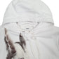Mens White Burberry Unicorn Hoodie Jumper