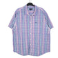 Mens Lilac Lincoln  Short Sleeve Shirt