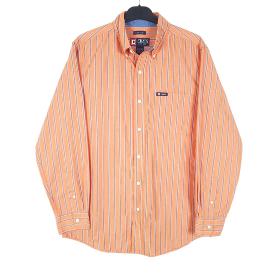 Mens Orange Chaps  Long Sleeve Shirt
