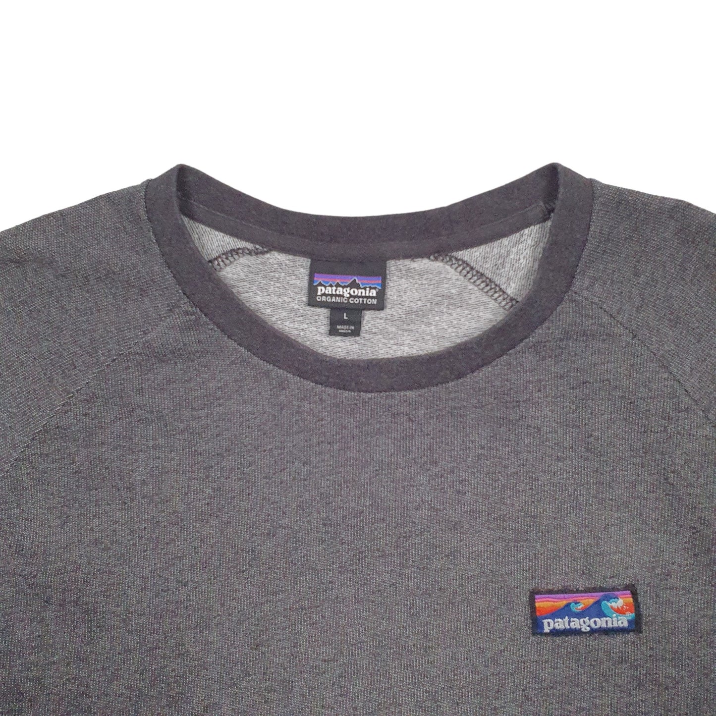 Mens Grey Patagonia  Long Sleeve T Shirt