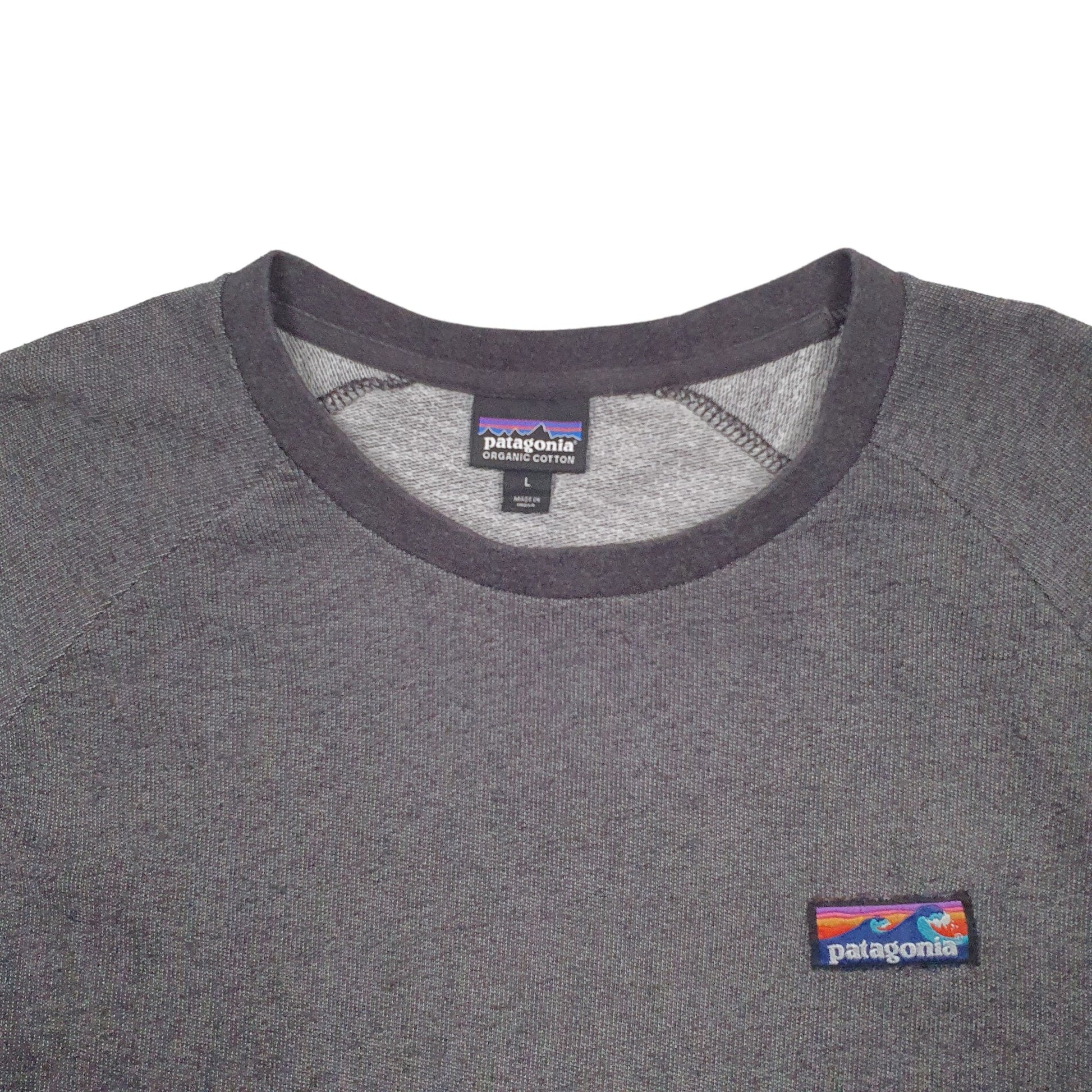 Mens Grey Patagonia  Long Sleeve T Shirt