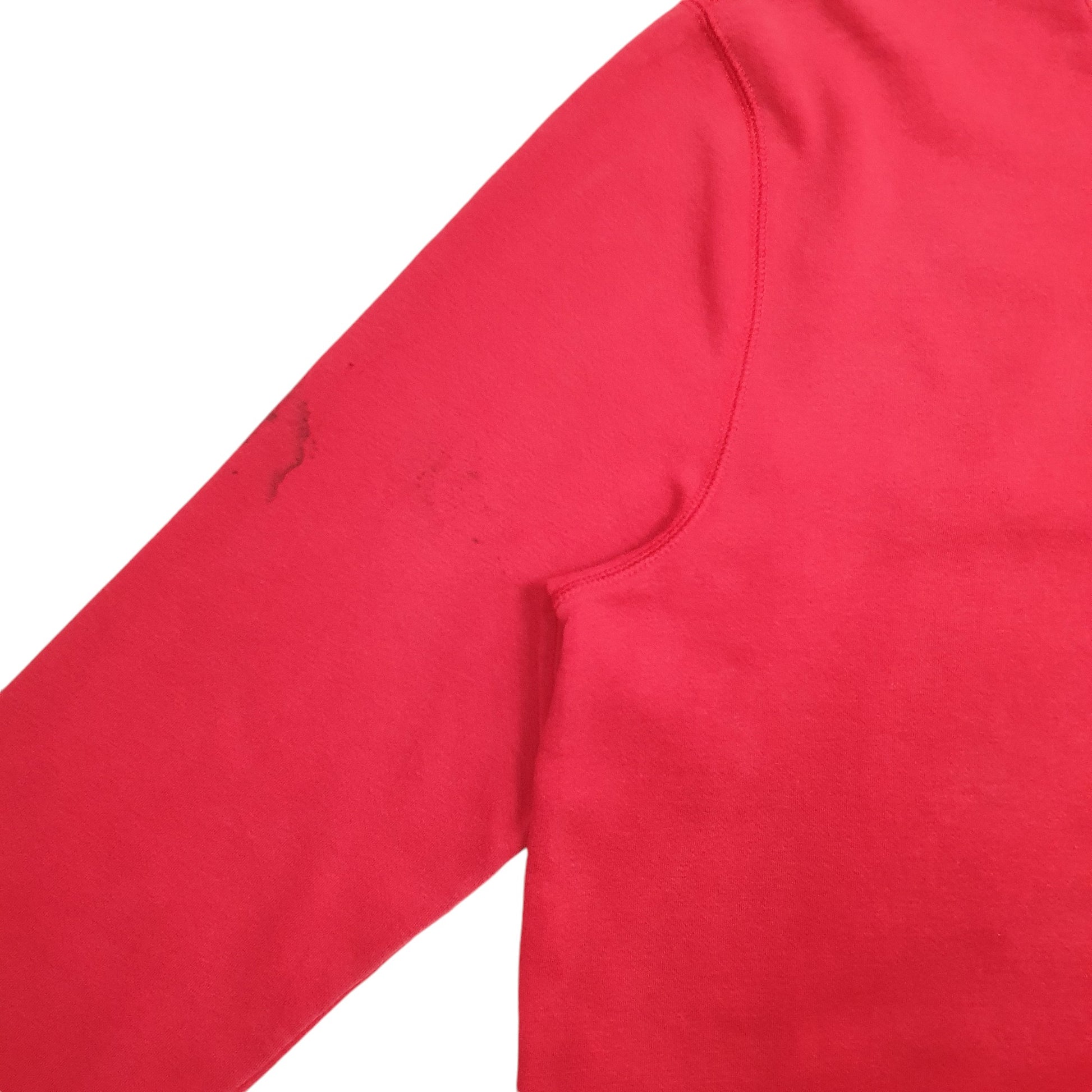 Mens Red Tommy Hilfiger Spellout Crewneck Jumper