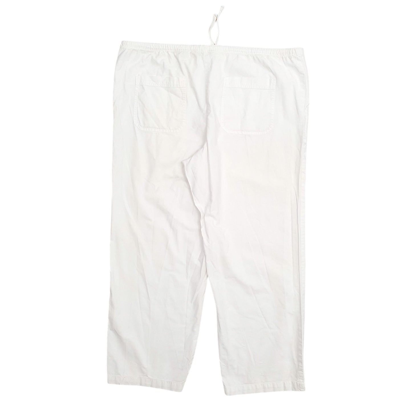 Womens White L.L.Bean  Chino Trousers