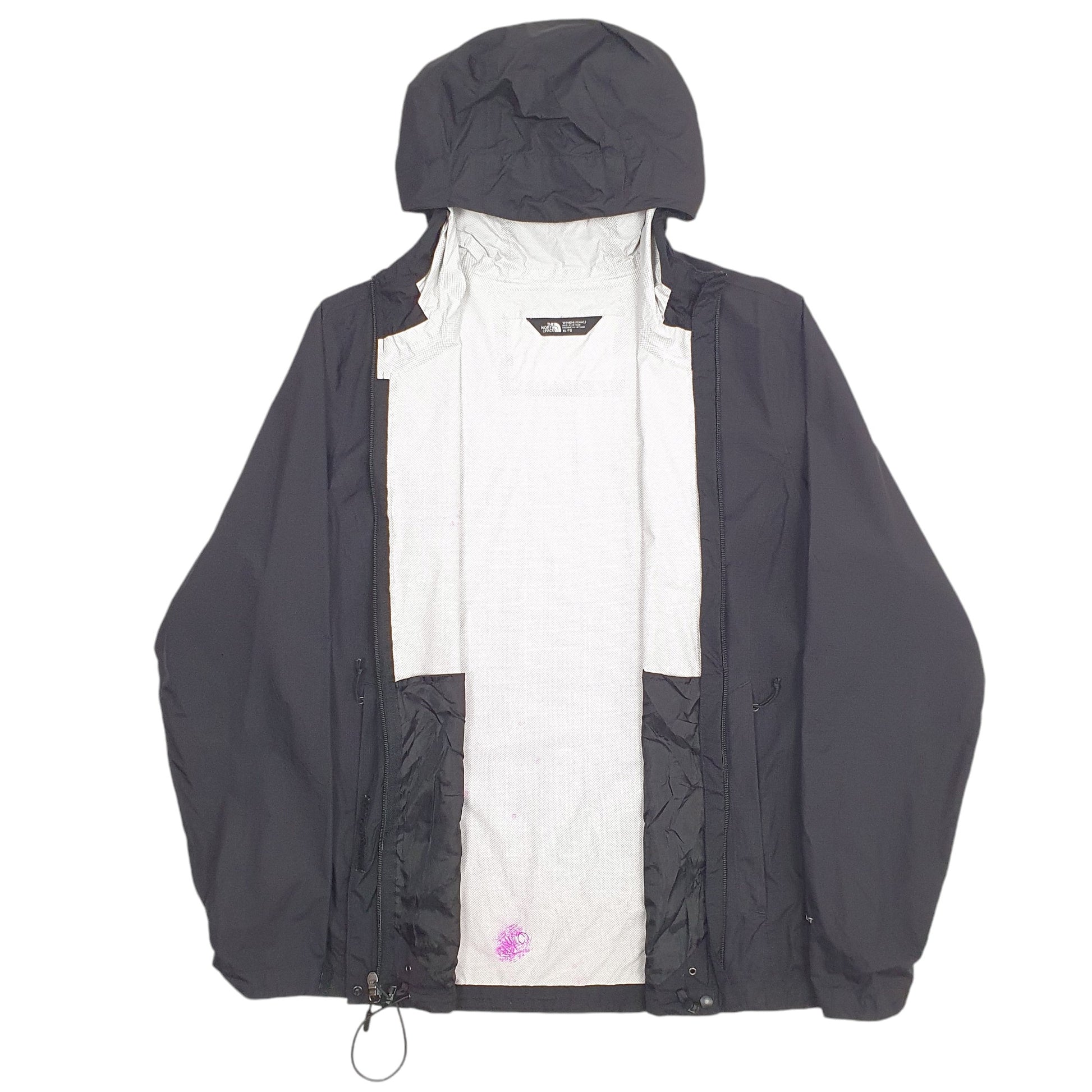 Womens Black The North Face Raincoat Jacket Gorpcore  Coat