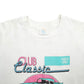 Mens White Cal Cru Made In USA Vintage 90's Classic Cars Crewneck Jumper