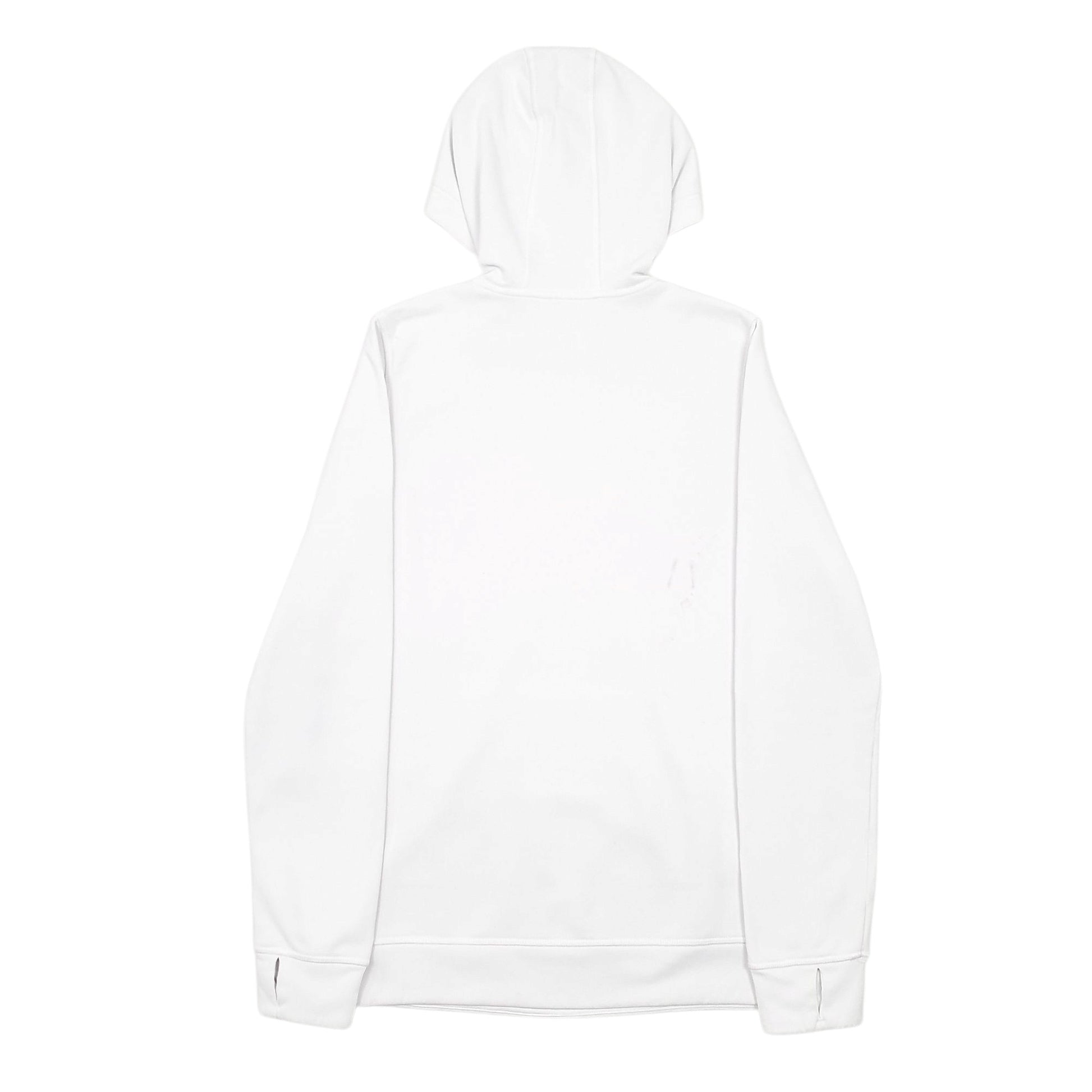 Womens White Adidas Climawarm Hoodie Jumper