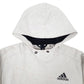 Mens Grey Adidas  Hoodie Jumper