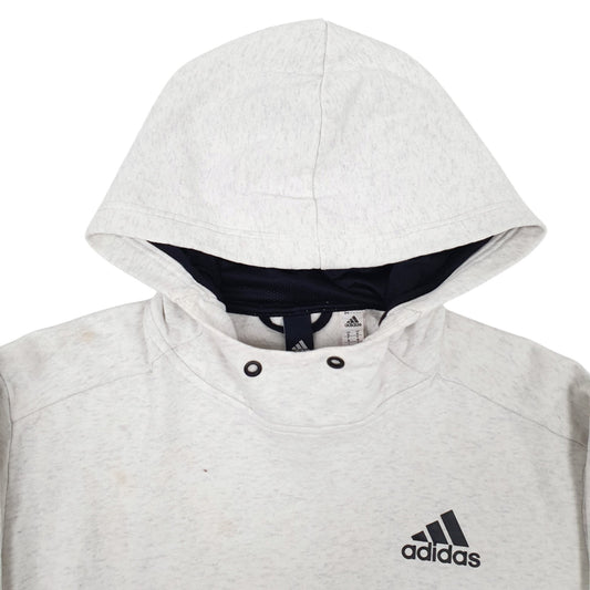 Mens Grey Adidas  Hoodie Jumper