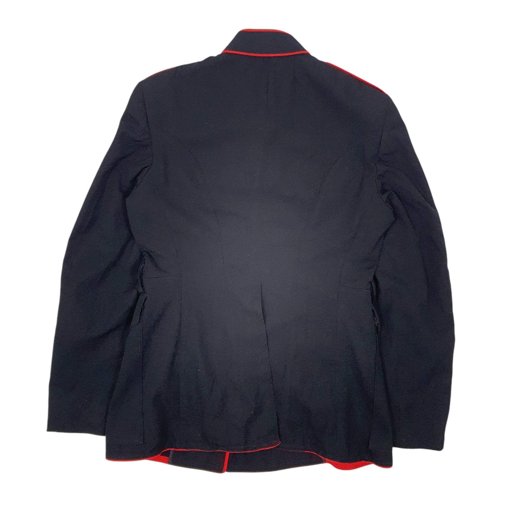 Mens Black USMC US Marines Dress Jacket Cardigan Coat