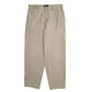Mens Beige Polo Ralph Lauren Vintage 80s Made In USA Pleated Chino Trousers