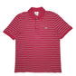 Mens Red Lacoste  Short Sleeve Polo Shirt
