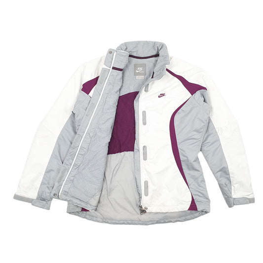 Womens White Nike   Coat