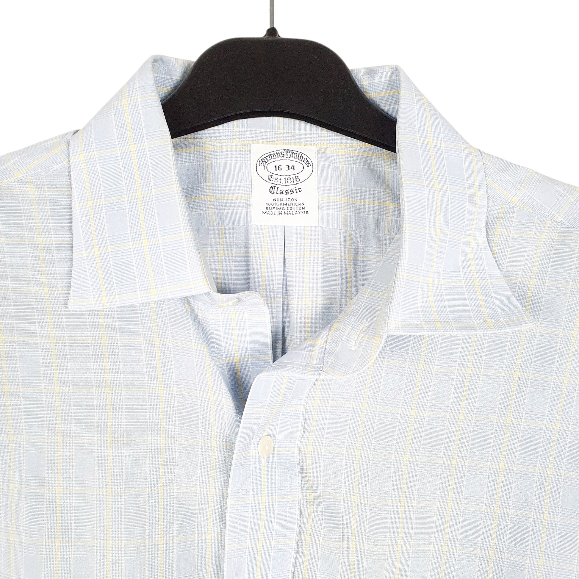 Mens Blue Brooks Brothers  Long Sleeve Shirt