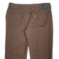 Mens Brown Levis 514 Chino Trousers