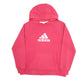 Womens Pink Adidas Vintage 00s Hoodie Jumper