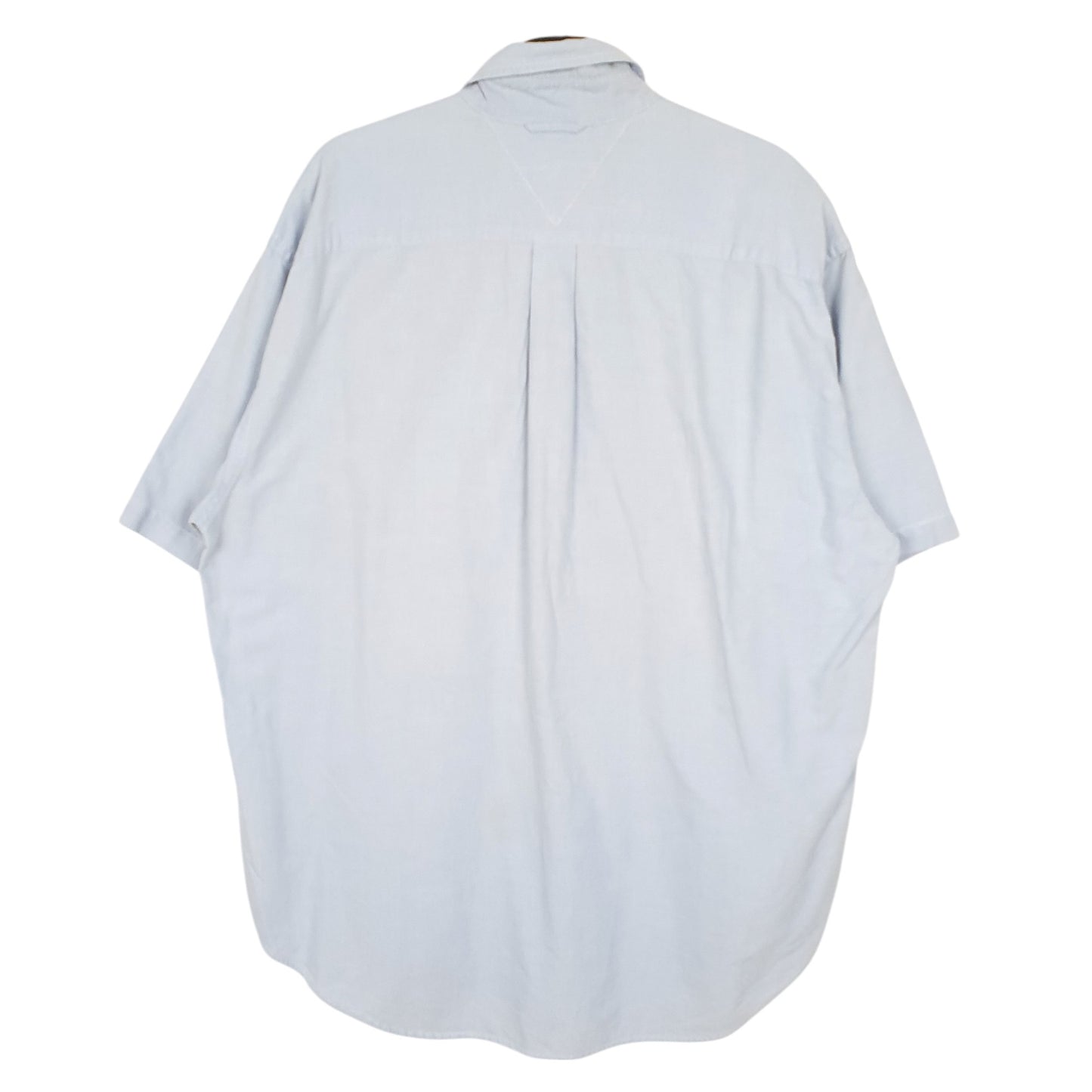 Mens Blue Tommy Hilfiger Vintage Crest Oxford Short Sleeve Shirt