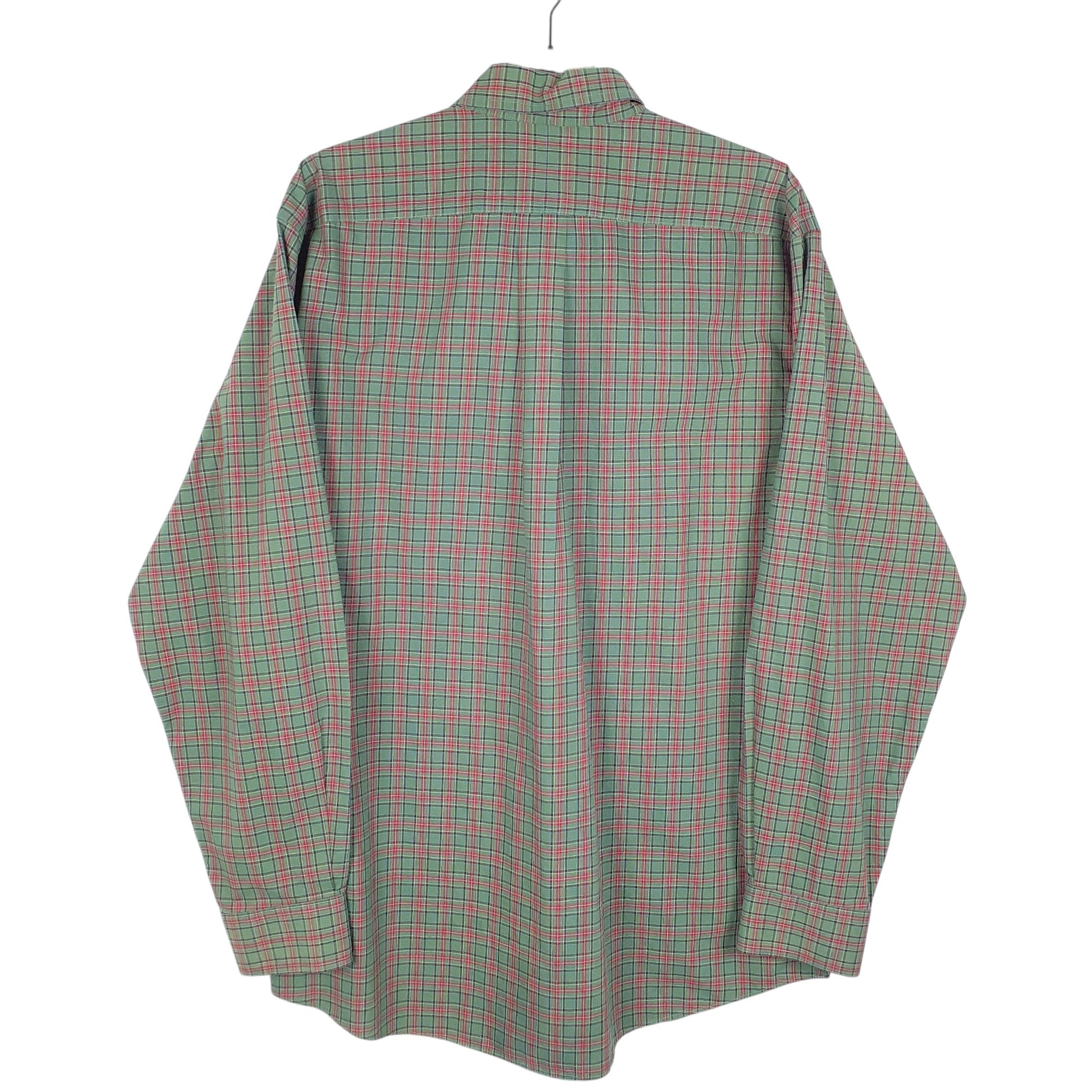 Mens Green L.L.Bean  Long Sleeve Shirt