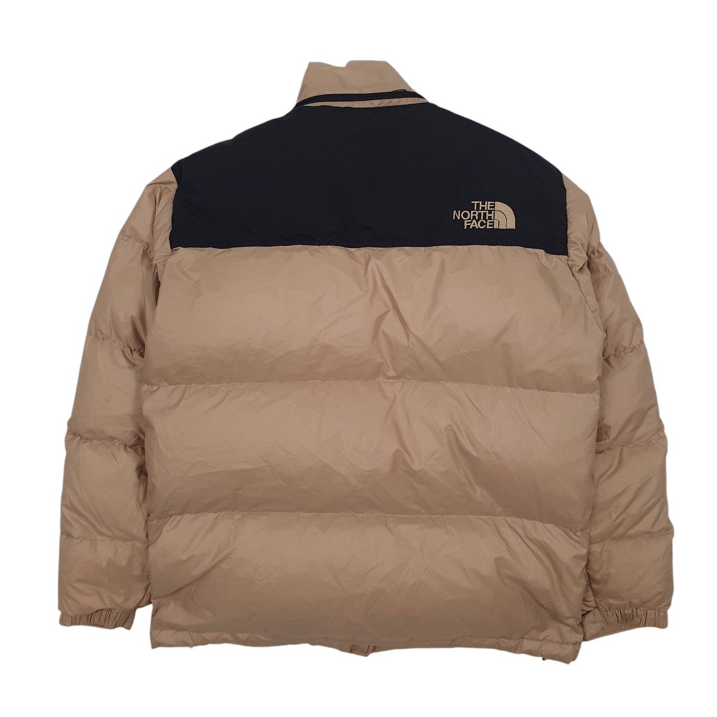 Mens Beige The North Face Nuptse 700  Coat