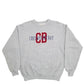 Mens Grey Lee Chesapeake Bay Spellout Crewneck Jumper